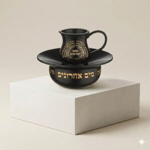 מים אחרונים מהודר בצבע שחור